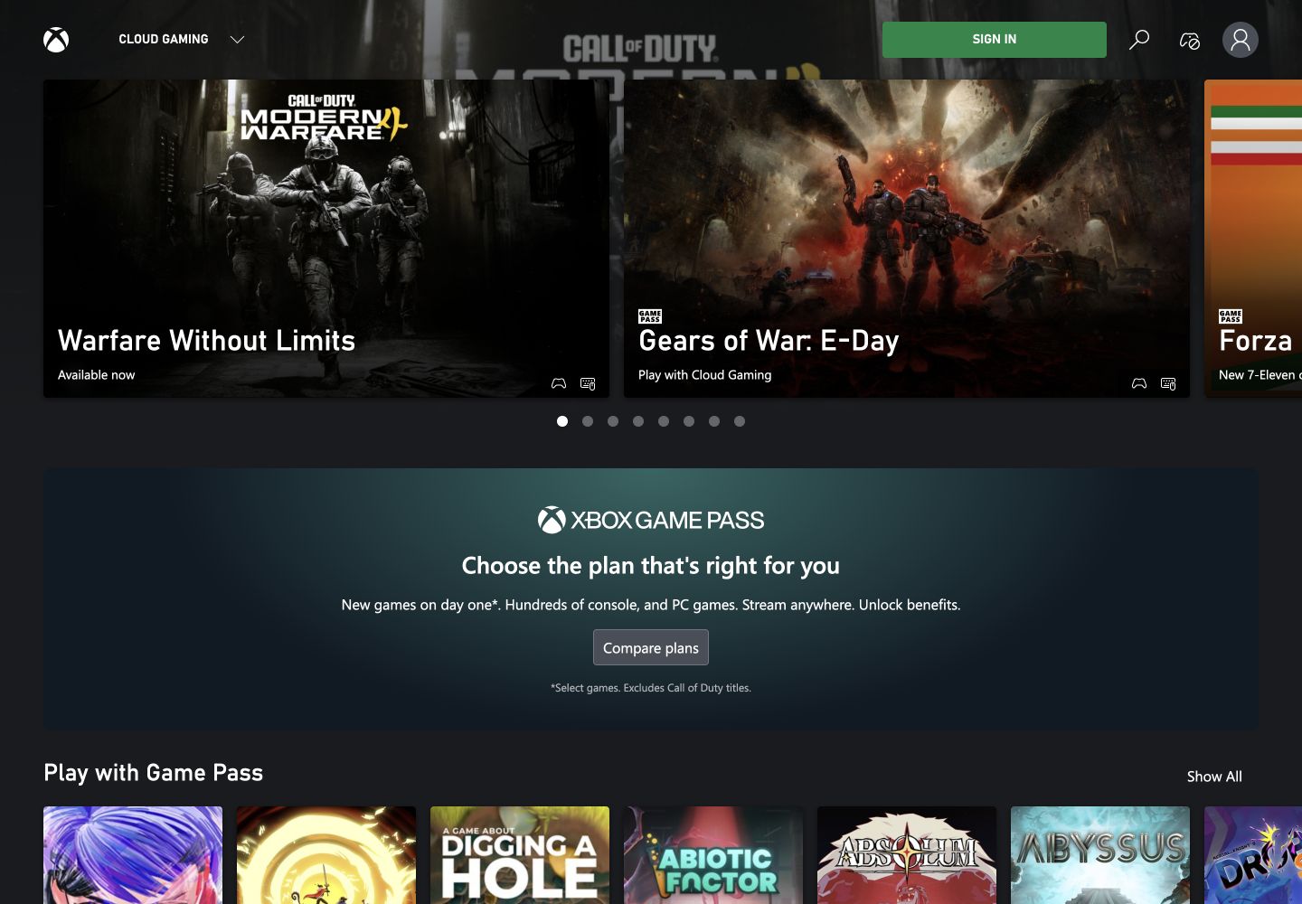 Xbox Cloud Gaming public directory assessed by Carbon X