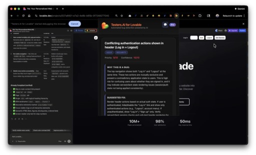 Browser extension quality testing walkthrough