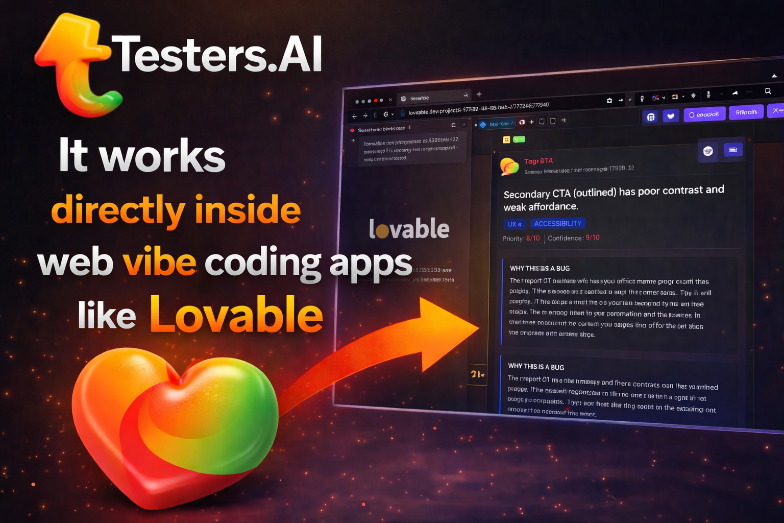 Testers.AI for Lovable - AI Testing & Vibe Coding Tools